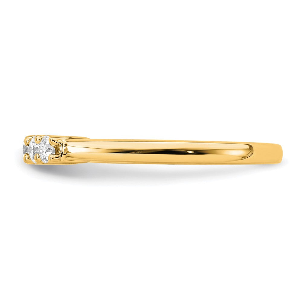 Buy 14K Yellow Gold 5-Stone Diamond Band Setting - Stylish 2.5mm Stones