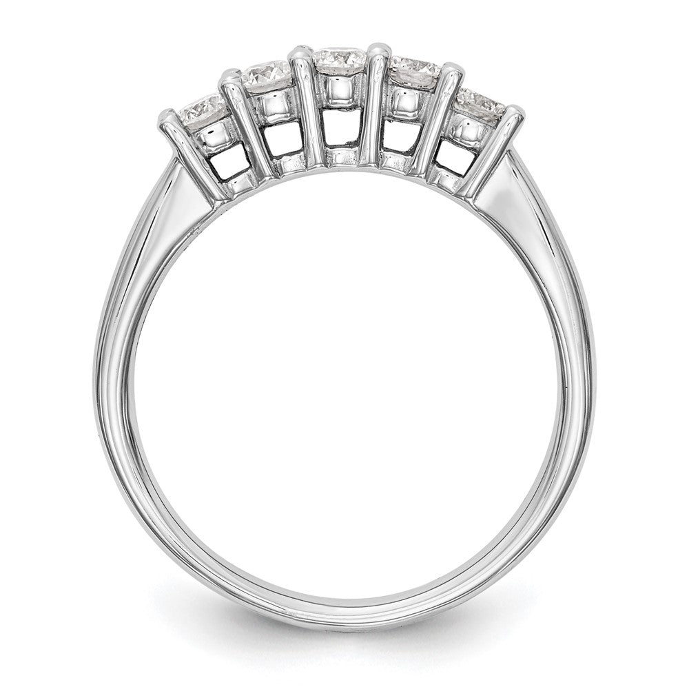 High-Quality 14K White Gold Diamond Band with 1 Carat Diamonds - Stylish Value!