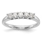 High-Quality 14K White Gold Diamond Band with 1 Carat Diamonds - Stylish Value!-1