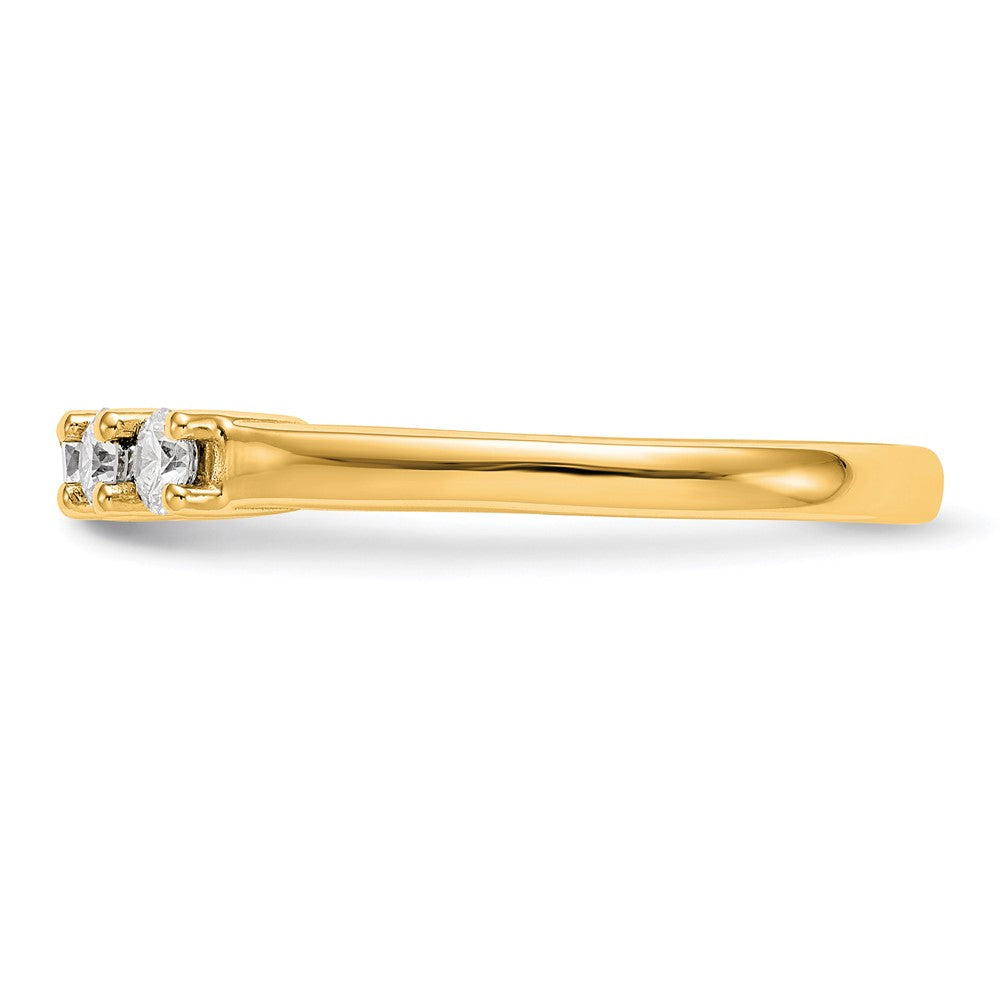 Buy Exclusive 14K Yellow Gold 5-Stone Diamond Band Setting (3.8mm) - Luxury Value!