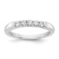 Buy Exclusive 14K White Gold 5-Stone Diamond Band with 1/4 Carat Stones-1