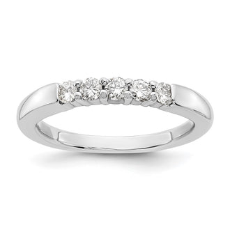 Buy Exclusive 14K White Gold 5-Stone Diamond Band with 1/4 Carat Stones