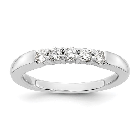 Buy Exclusive 14K White Gold 5-Stone Diamond Band with 1/4 Carat Stones