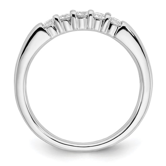 Buy Exclusive 14K White Gold 5-Stone Diamond Band - 1/3 Carat Luxury Value!