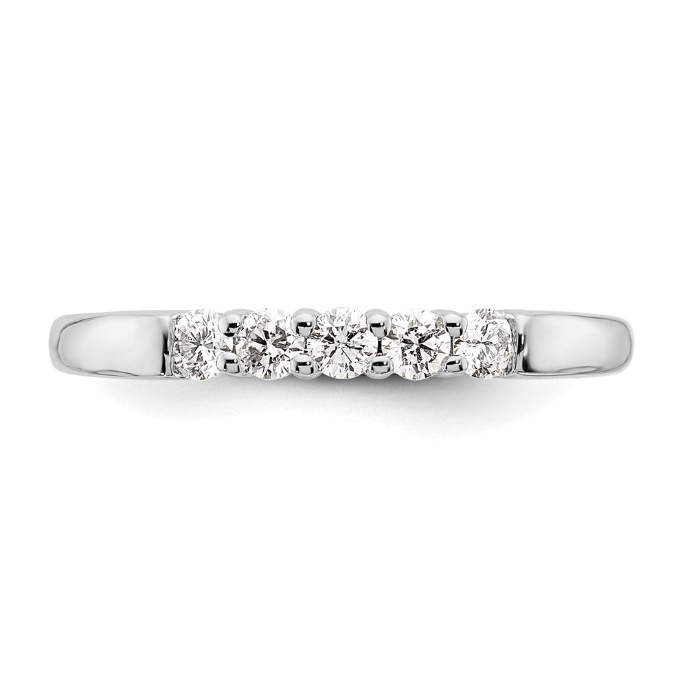 Buy Exclusive 14K White Gold 5-Stone Diamond Band - 1/3 Carat Luxury Value!