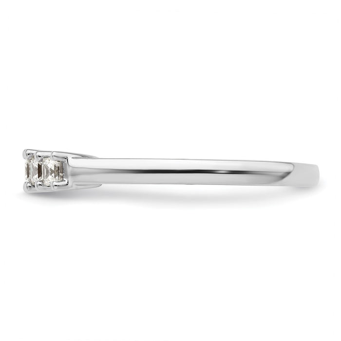 Buy Exclusive 14K White Gold 5-Stone Diamond Band Setting - Stylish Value!-4