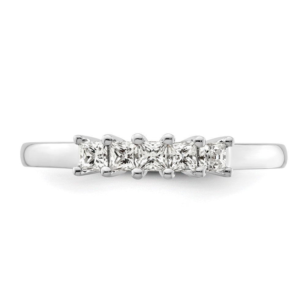 Buy Exclusive 14K White Gold 5-Stone Diamond Band Setting - Stylish Value!