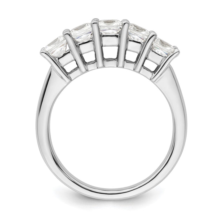 Buy Exclusive 14K White Gold 5-Stone Diamond Band Setting (3.8mm) - Stylish Value-3