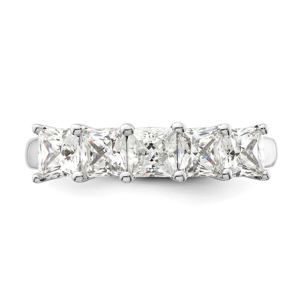 Buy Exclusive 14K White Gold 5-Stone Diamond Band Setting (3.8mm) - Stylish Value