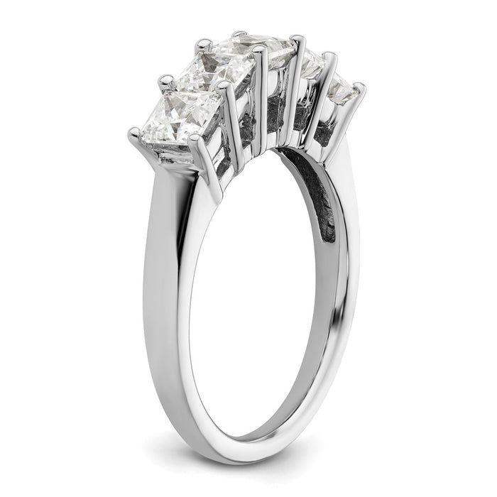 Buy Exclusive 14K White Gold 5-Stone Diamond Band Setting (3.8mm) - Stylish Value-7