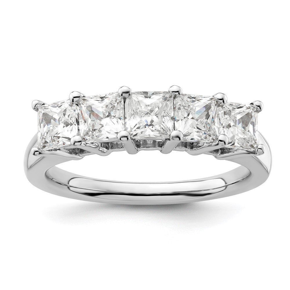 Buy Exclusive 14K White Gold 5-Stone Diamond Band Setting (3.8mm) - Stylish Value