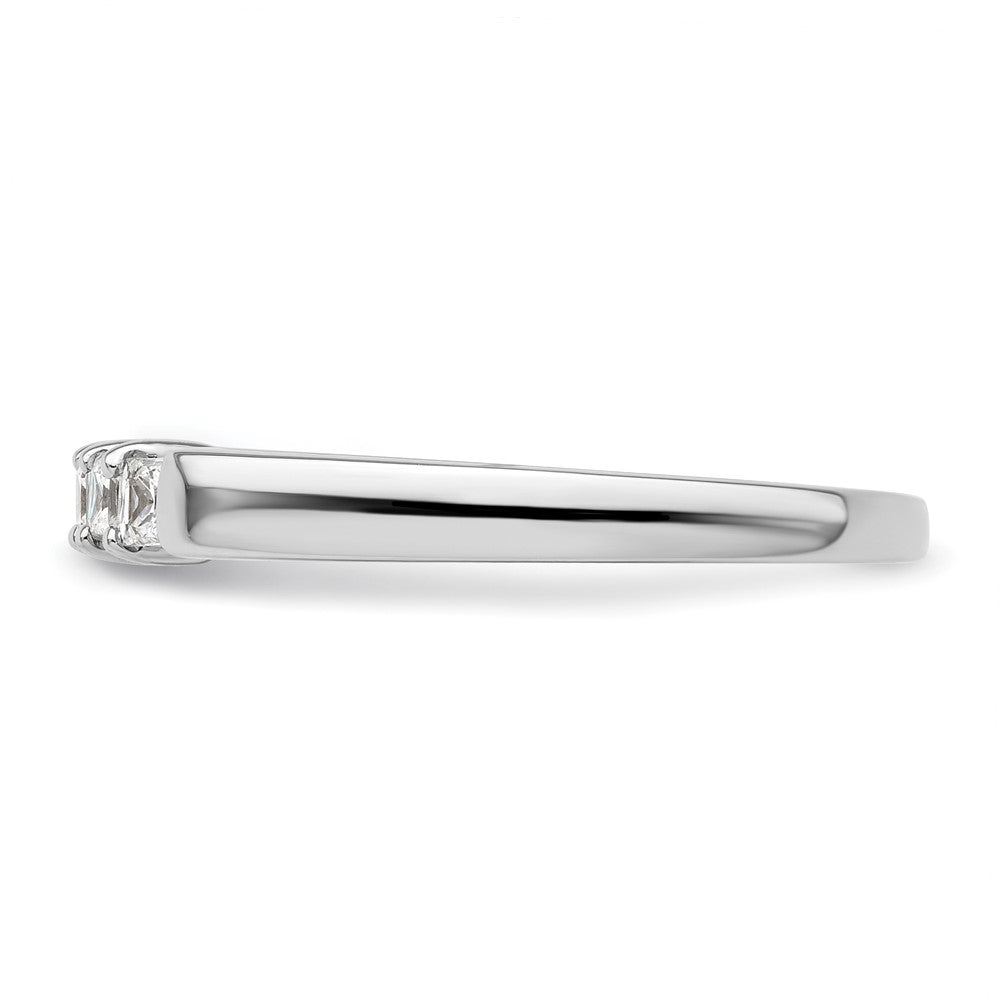 Buy Exclusive 14K White Gold Diamond Band Setting for 5 Princess Cut Diamonds