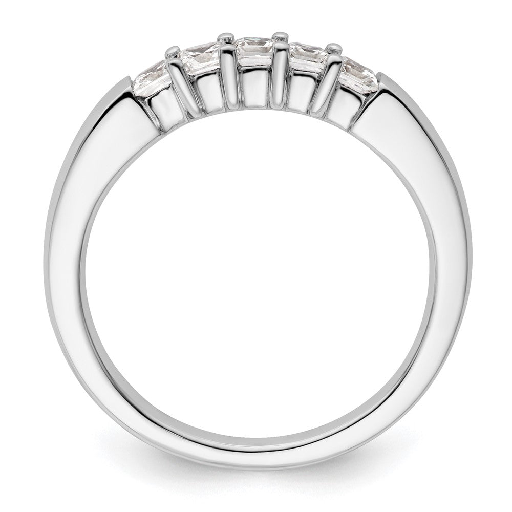 Buy Exclusive 14K White Gold Diamond Band - 1/2 Carat Princess Cut, Stylish
