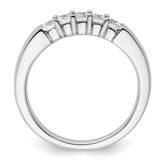 Buy Exclusive 14K White Gold Diamond Band - 1/2 Carat Princess Cut, Stylish