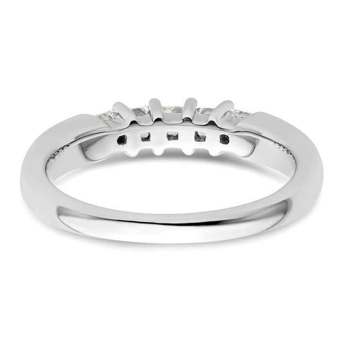 Buy Exclusive 14K White Gold Diamond Band - 1/2 Carat Princess Cut, Stylish-5