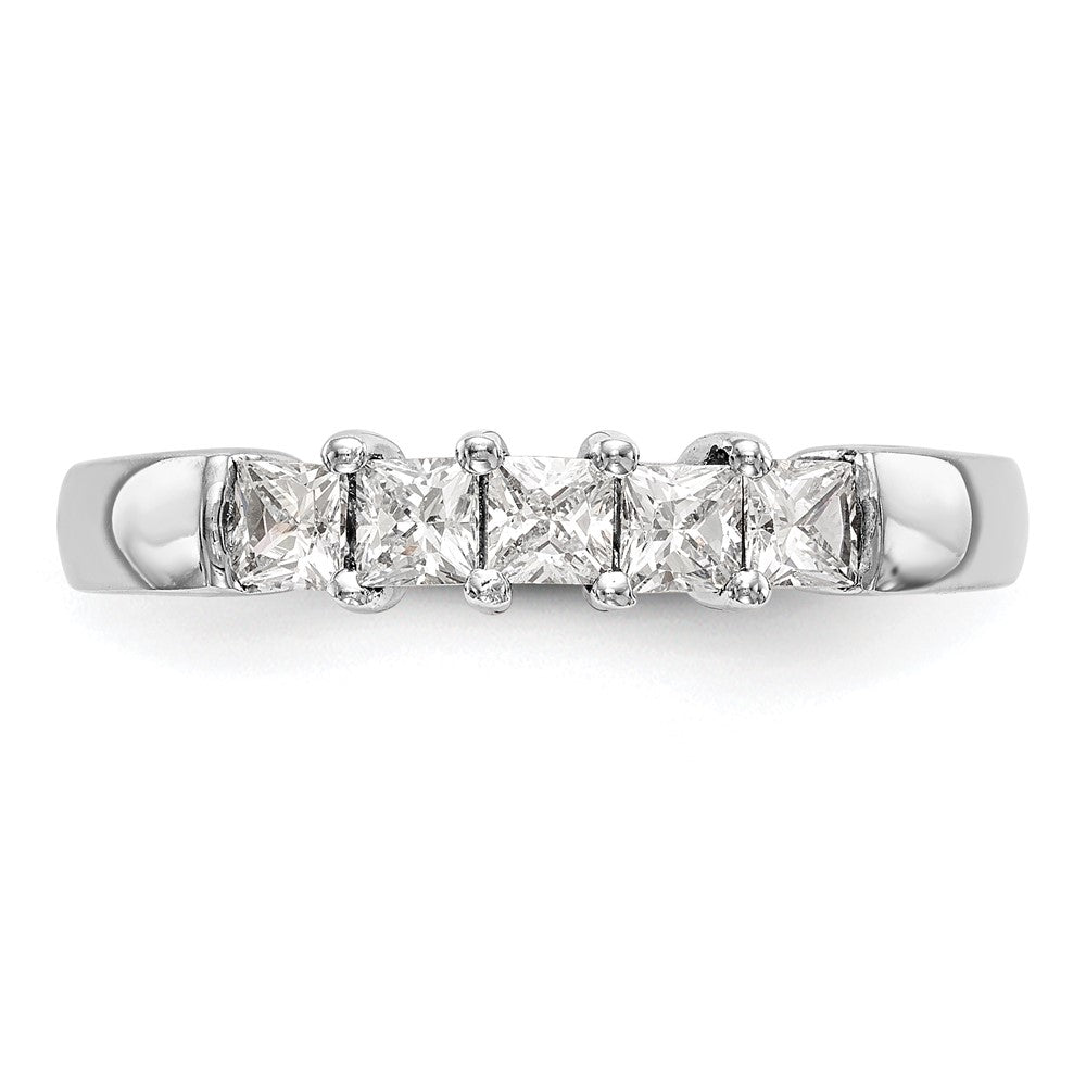 Buy Exclusive 14K White Gold 5-Stone Diamond Band Setting, Stylish & Affordable