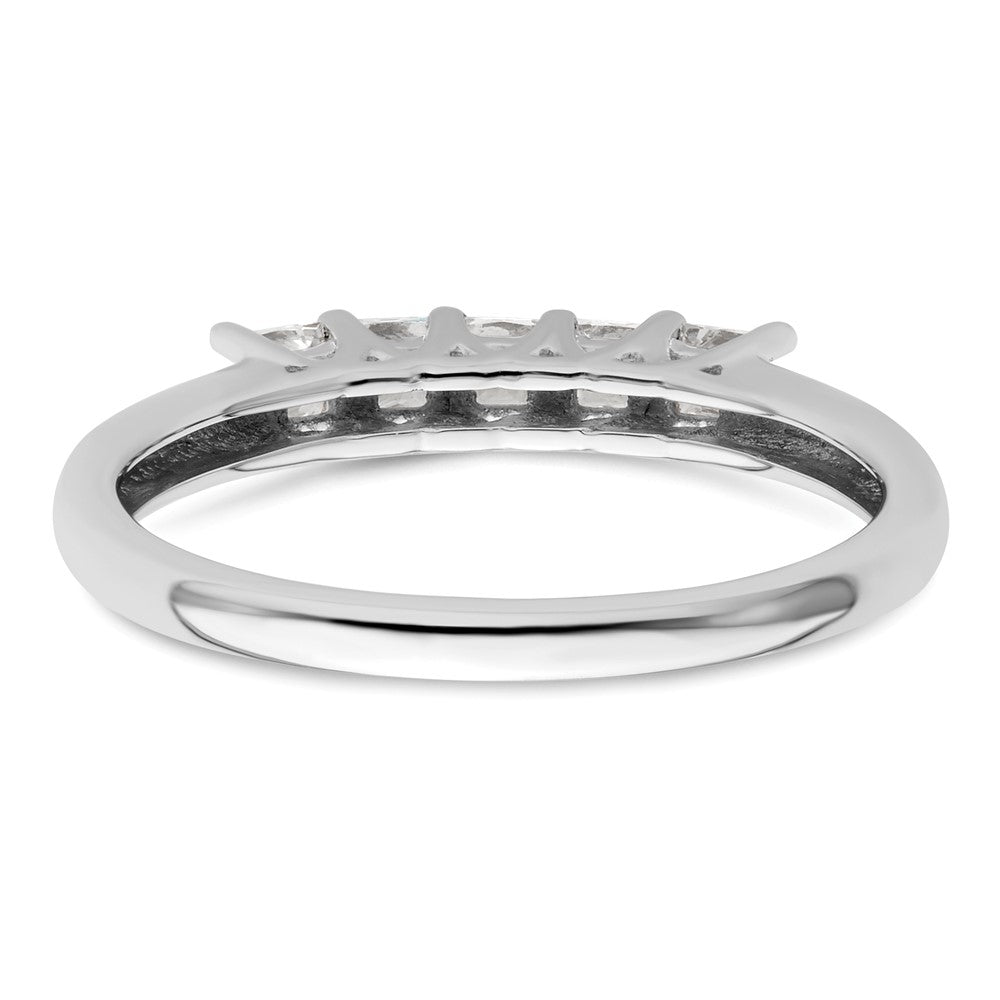 Buy Exclusive 14K White Gold 5-Stone Diamond Band Setting for 5 Princess Cuts