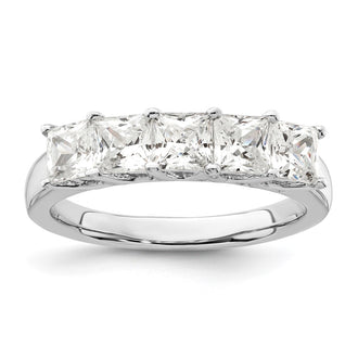 Buy Exclusive 14K White Gold 5-Stone Diamond Band Setting - Stylish & Affordable!