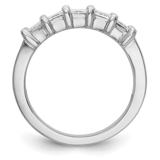 Exclusive 14K White Gold 5-Stone Diamond Band Setting - Stylish & Affordable!