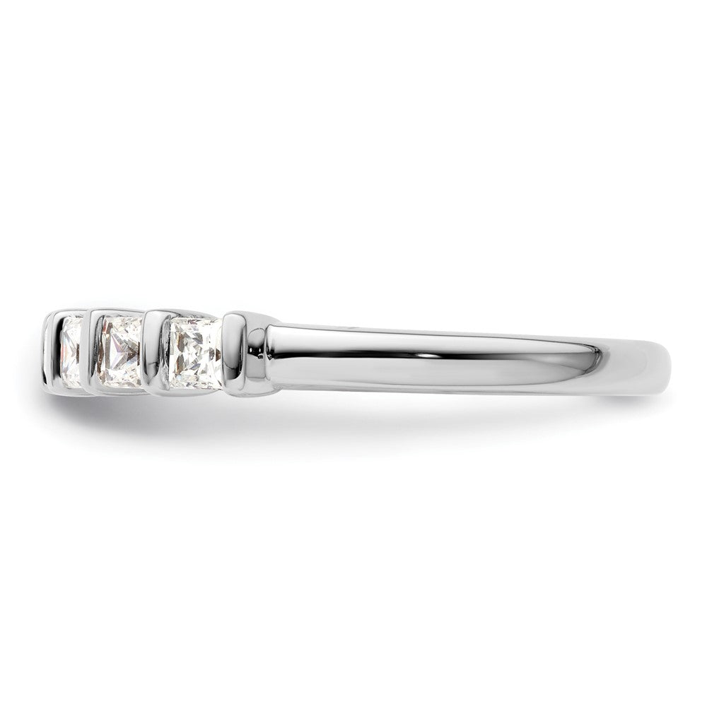 Exclusive 14K White Gold 5-Stone Band with 1/2 CT Diamonds - Stylish Luxury
