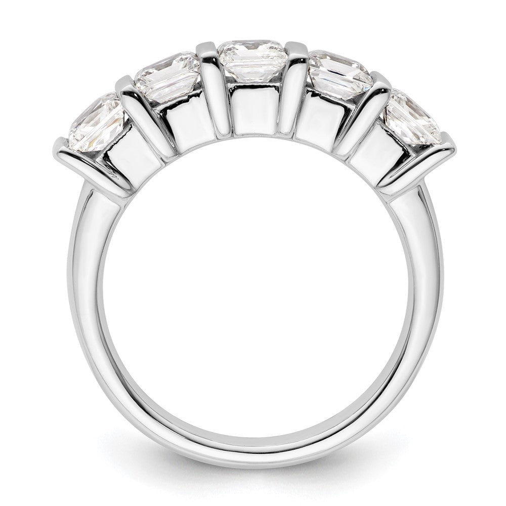 High-Quality 14K White Gold 5-Stone Diamond Band Setting for Stylish Value