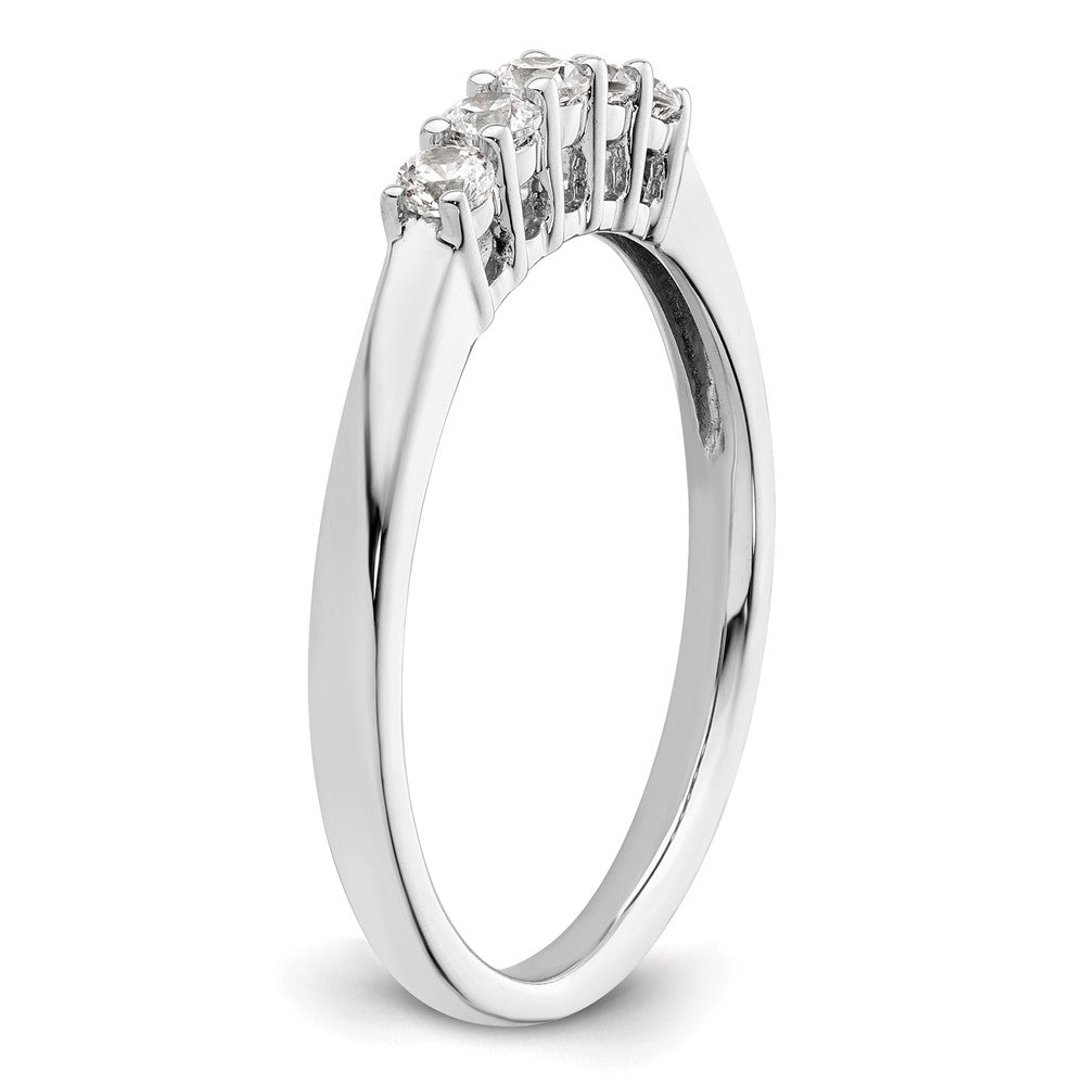Buy 14K White Gold 5-Stone Diamond Band Mounting (2.3mm) - Stylish Value!