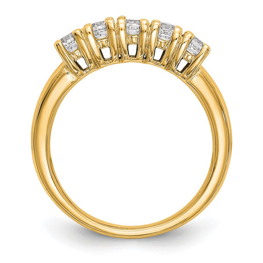 Buy 14K Gold 5-Stone Diamond Band Mounting - Stylish, Affordable Elegance