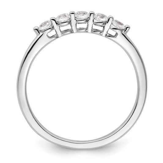 Buy Stylish 14K White Gold 5-Stone Diamond Band Setting (2.3mm) - Luxury Value