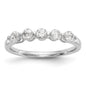 High-Quality 14K White Gold 5-Stone Diamond Band, 3/4 Carat - Stylish Value!-1