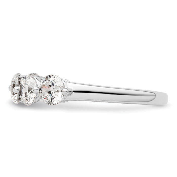 High-Quality 14K White Gold 5-Stone Diamond Band - 1.5 Carat Luxury Value-3