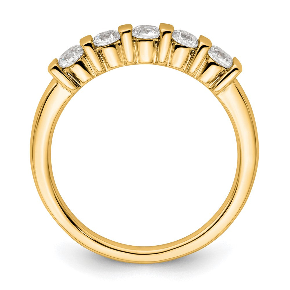Buy Stylish 14K White Gold 5-Stone Diamond Band Setting (2.9mm) - Luxury Value