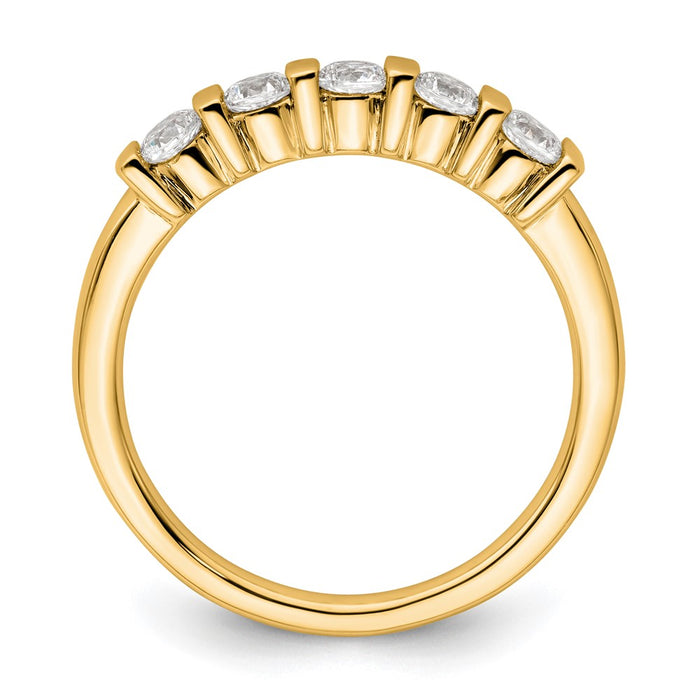 Buy Stylish 14K White Gold 5-Stone Diamond Band Setting (2.9mm) - Luxury Value-3