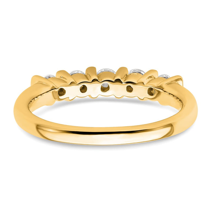 Buy Stylish 14K White Gold 5-Stone Diamond Band Setting (2.9mm) - Luxury Value-6