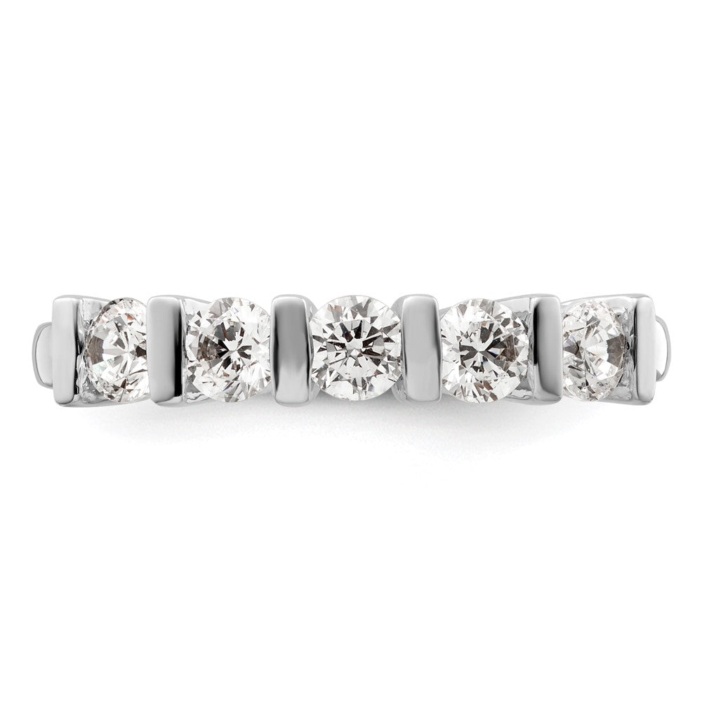 Buy Stylish 14K White Gold 5-Stone Diamond Band - 3/4 Carat Luxury Value
