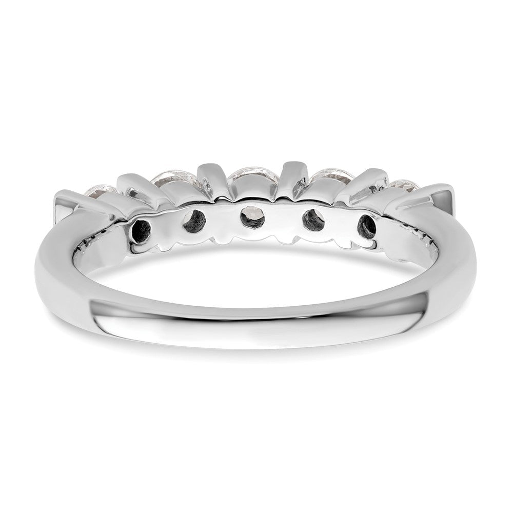 Buy Stylish 14K White Gold 5-Stone Diamond Band - 3/4 Carat Luxury Value