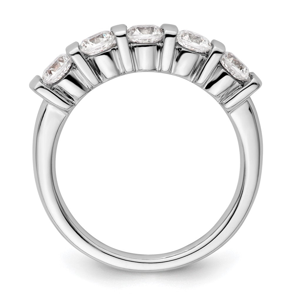 Buy Stylish 14K White Gold 5-Stone Diamond Band with 1 Carat Diamonds