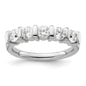 Buy Stylish 14K White Gold 5-Stone Diamond Band with 1 Carat Diamonds-1