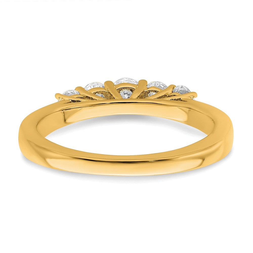 Buy Stylish 14K Yellow Gold Diamond Band Setting - 5-Stone, Prong, Value!