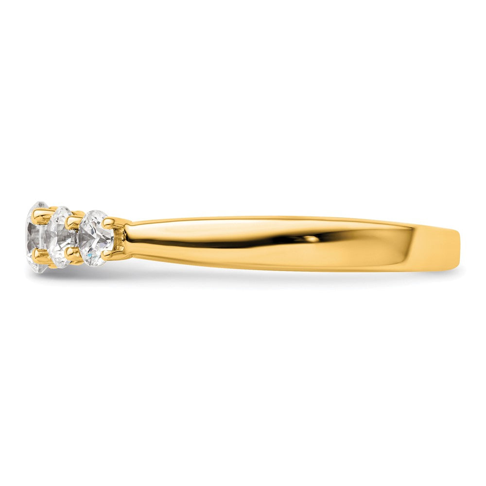 Buy Stylish 14K Yellow Gold 5-Stone Diamond Band Setting for Round Stones