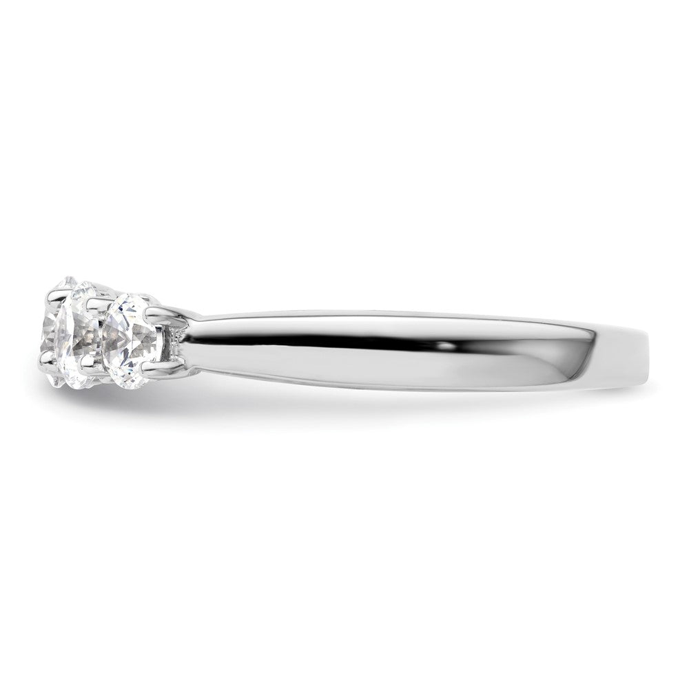 Exclusive 14K White Gold 5-Stone Semi-Mount Band - 1 Carat Total Weight