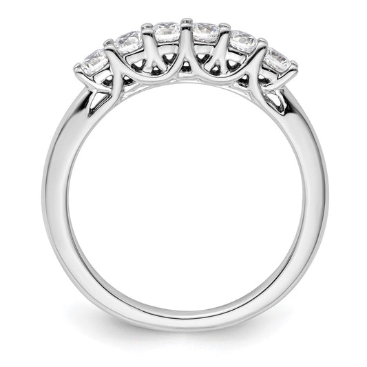 Buy Exclusive 14K White Gold Diamond Band - 1/2 Carat, Stylish 6-Stone Design