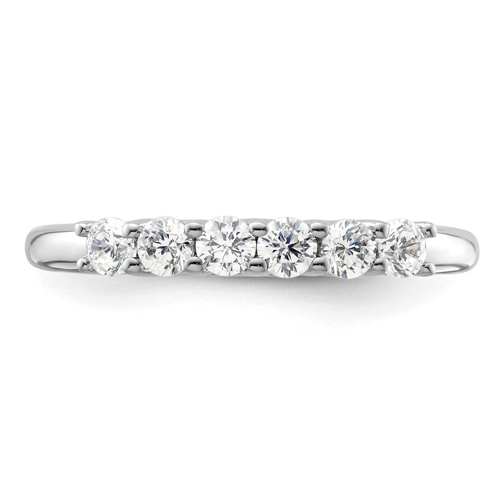 Buy Exclusive 14K White Gold Diamond Band - 1/2 Carat, Stylish 6-Stone Design