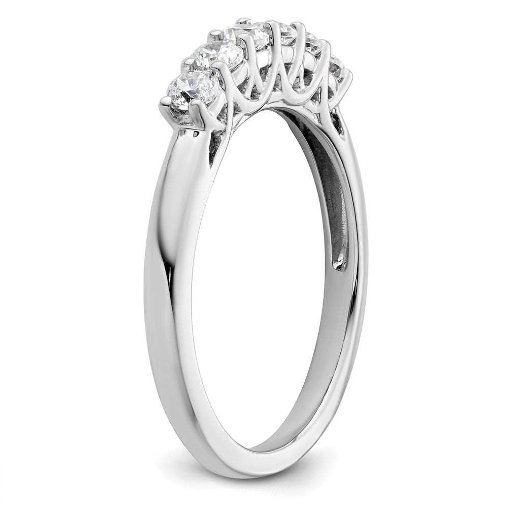 Buy Exclusive 14K White Gold Diamond Band - 1/2 Carat, Stylish 6-Stone Design