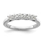 Buy Exclusive 14K White Gold Diamond Band - 1/2 Carat, Stylish 6-Stone Design-1