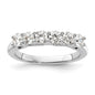 Buy Stylish 14K White Gold 1 Carat Diamond Band - Exclusive 6-Stone Setting-1