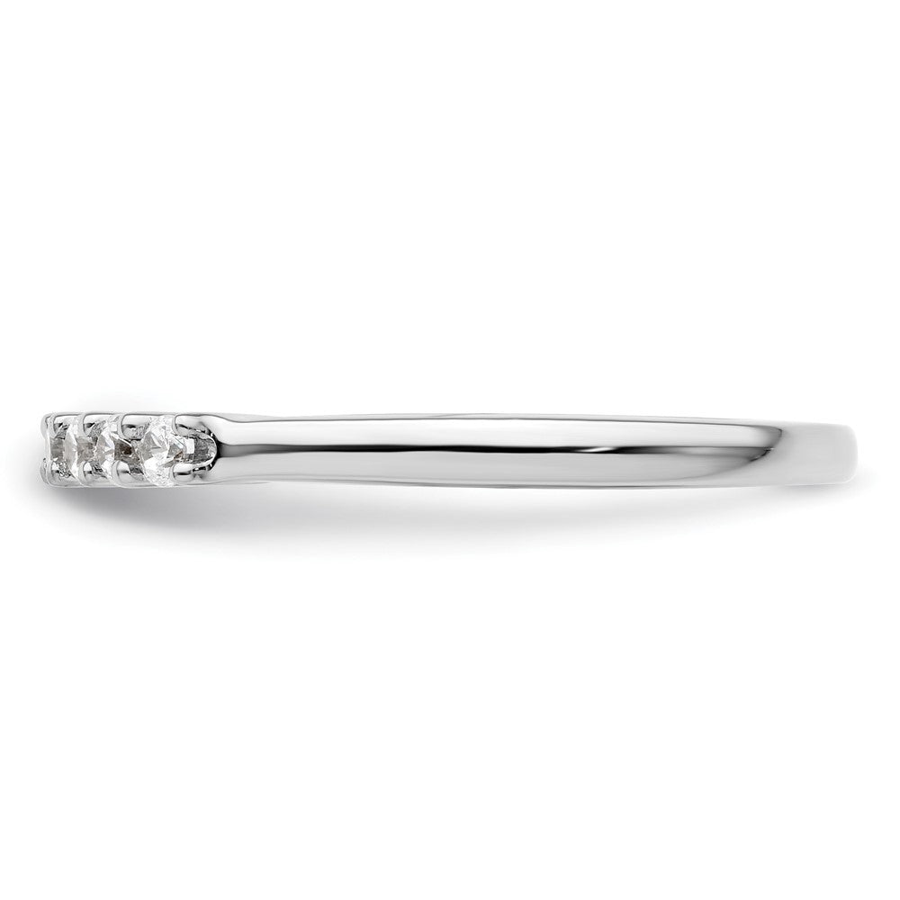 Exclusive 14K White Gold 7-Stone Diamond Band Setting - Stylish & Affordable