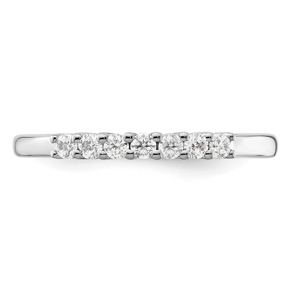 Exclusive 14K White Gold 7-Stone Diamond Band Setting - Stylish & Affordable
