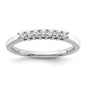 Buy Exclusive 14K White Gold 7-Stone Diamond Band - 1/4 Carat, Stylish Value-1