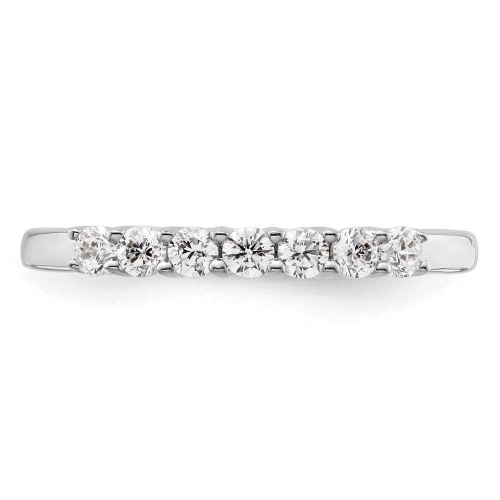 Buy Exclusive 14K White Gold Diamond Band - 1/3 Carat, Stylish 7-Stone Design
