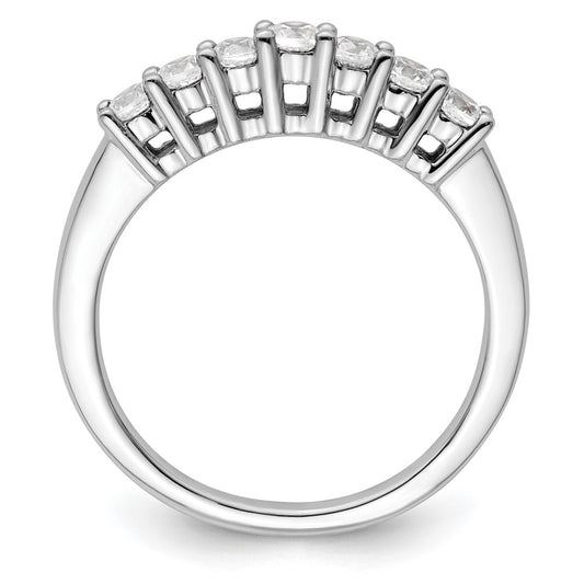 Buy Stylish 14K White Gold 7-Stone Diamond Band - 1/2 Carat Total Weight